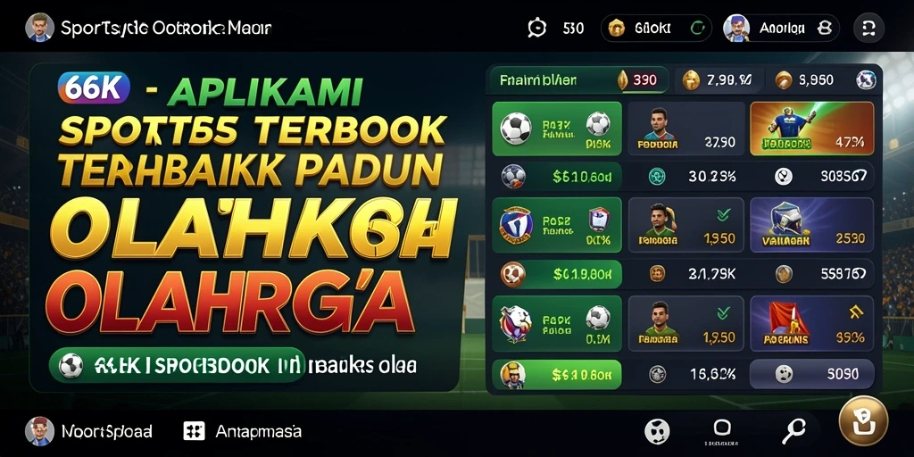 Tampilan antarmuka 66K yang menarik dan interaktif.