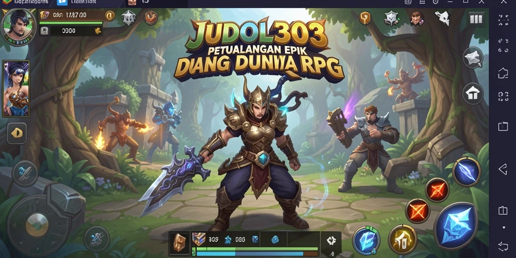 Tangkapan layar dari gameplay RPG yang mendebarkan di JUDOL303.