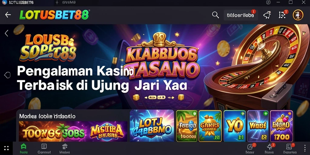 Tampilan gameplay menarik dari LOTUSBET88 dengan grafis menawan.