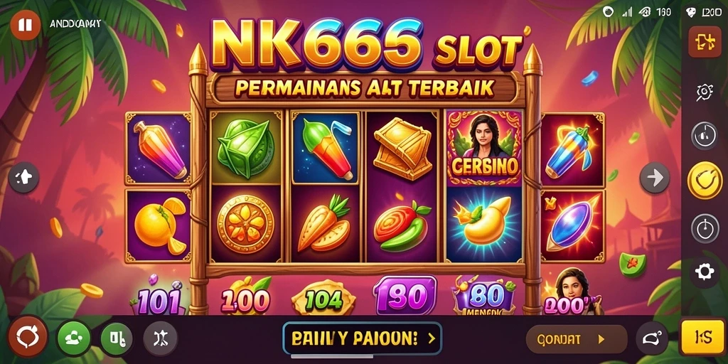 Tampilan menarik dari gameplay Slot NK666 yang mendebarkan.