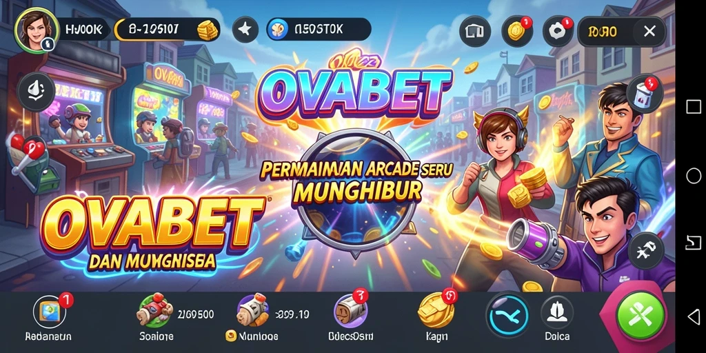Tampilan gameplay OVABET yang seru dan menantang.