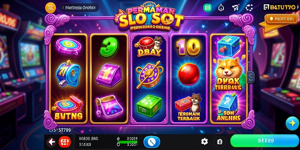 Screenshot gameplay ST789 menampilkan momen seru saat memenangkan jackpot.