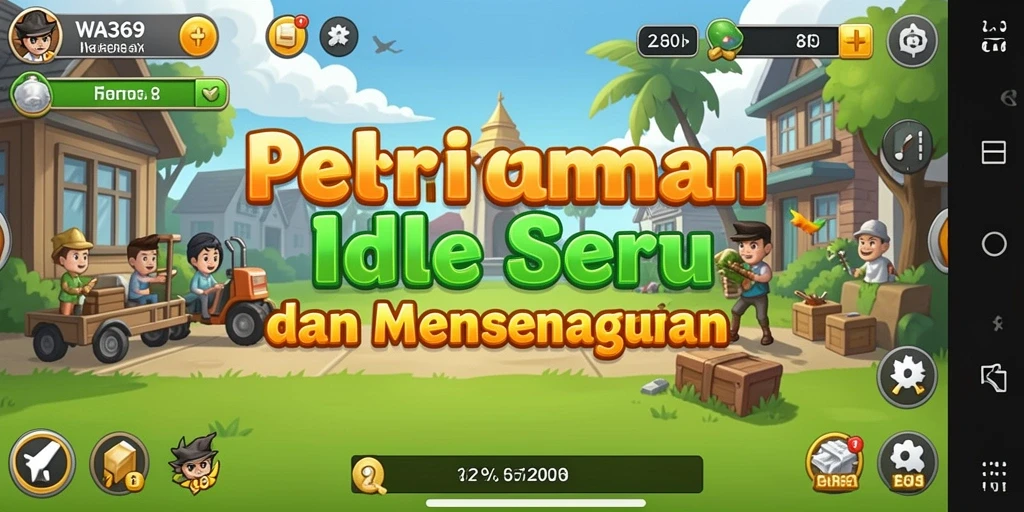 Tampilan gameplay WA369 dengan interaksi idle yang menarik.