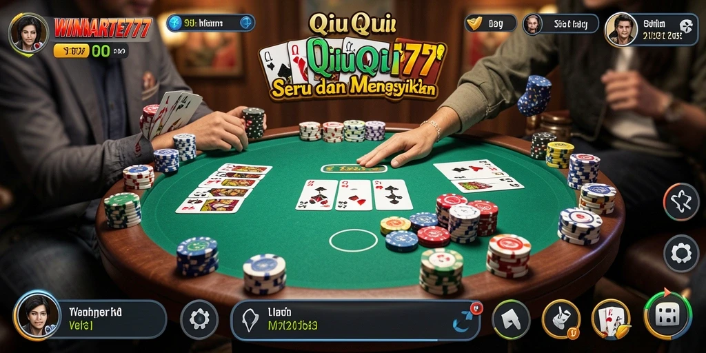 Tampilan gameplay seru di <strong>WINRATE777</strong> QiuQiu.